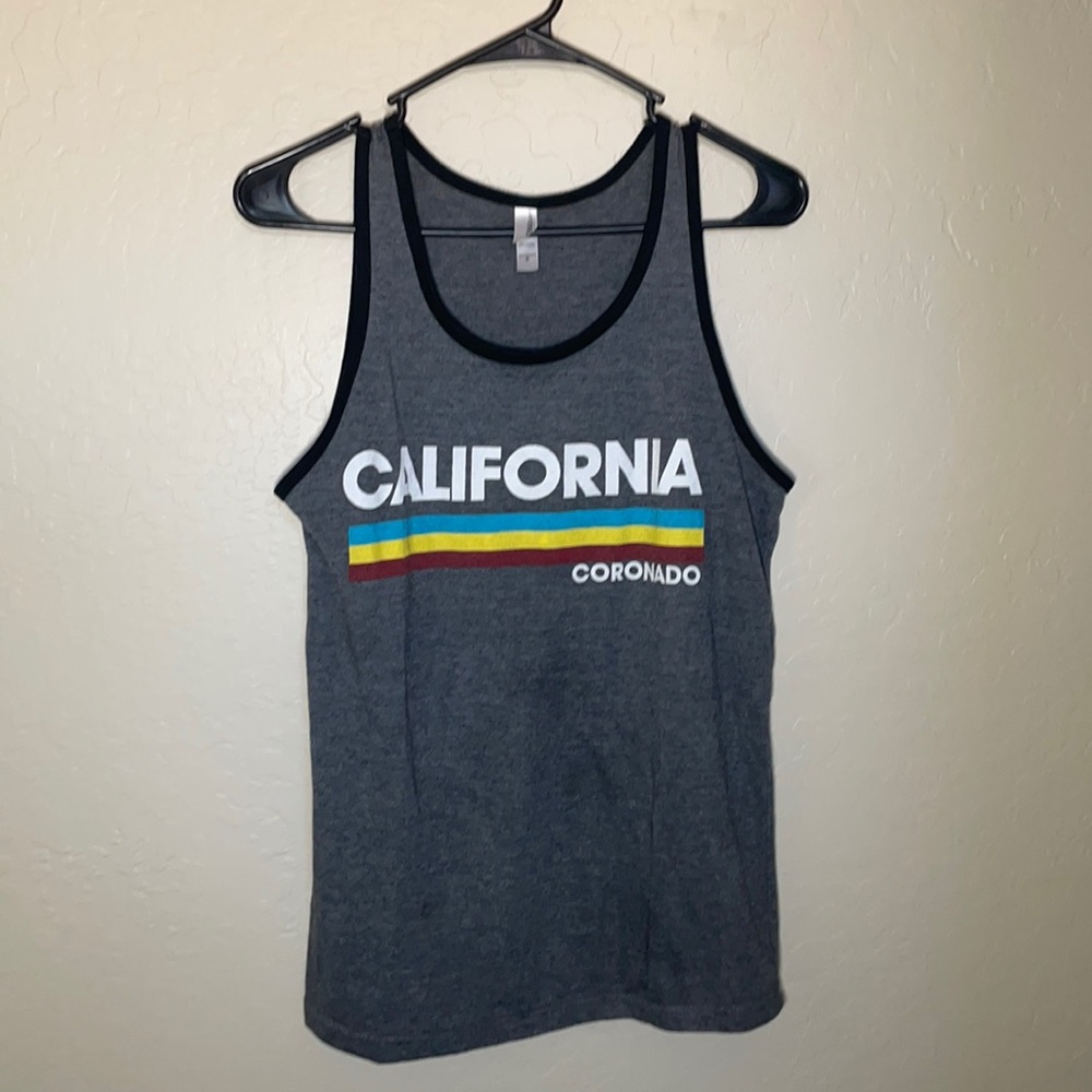 California Coronado Women's Gray Tank Top Size Small
